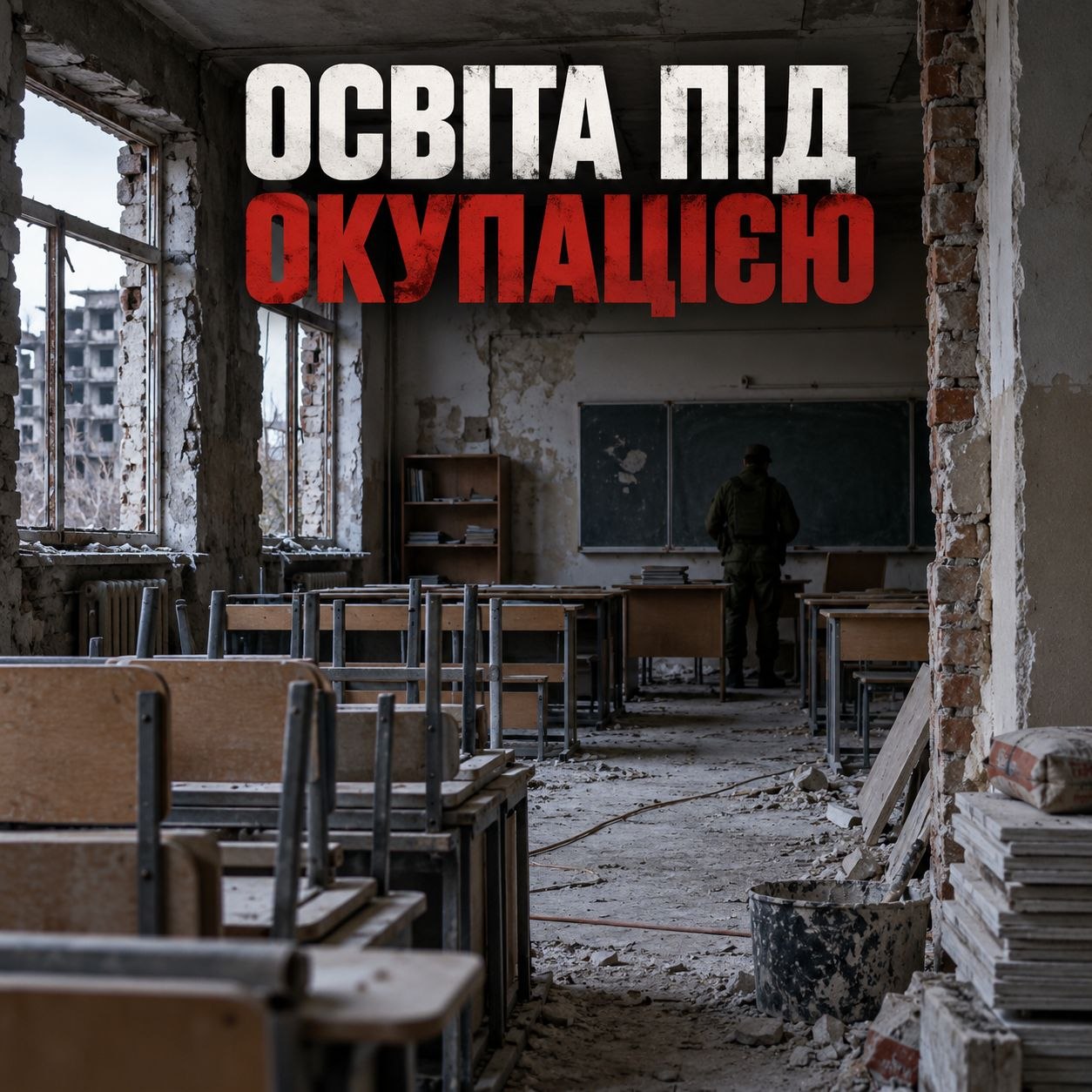 Освіта під окупацією: незавершені ремонти та військова профорієнтація дітей у Маріуполі